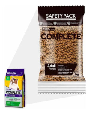 Vitalcan Complete Gato Adulto 1 Kg Safety Pack Economico