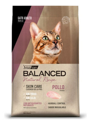 Vitalcan Balanced Natural Recipe Gato Adulto Pollo x 3kg