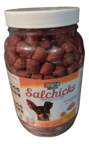 Snack P/perros Salchicks Zootec Pollo Y Cerdo X 2kg