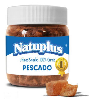 Snack Liofilizado Perros Y Gato Natuplus De Pescado X 200 Ml