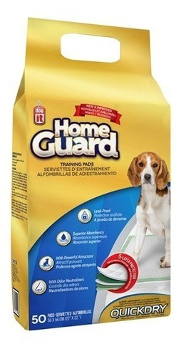 Paños Sanitarios Absorbentes Home Guard 56 x 56 cm x 50 Unidades