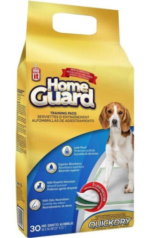 Paños Sanitarios Absorbentes Home guard Perros 56 x 56 cm x 30 Unidades