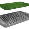Alfombra Bandeja Sanitaria Pasto Sintético Peepoo Perro Grande Economica - Imagen 2