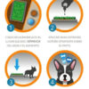 Alfombra Bandeja Sanitaria Pasto Sintético Peepoo Perro Grande Economica - Imagen 5