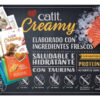 Creamy Catit Snack Gato Sabor Salmón Y Camarones 40gr. 4 tubos x 10 Gs C/u - Imagen 2