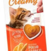 Creamy Catit Snacks Premium Para Gatos  Sabor Pollo X 4 Tubos 40 GS