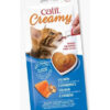 Creamy Catit Snack Gato Sabor Salmón Y Camarones 40gr. 4 tubos x 10 Gs C/u - Imagen 5
