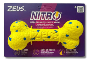 Juguete Para Perros Zeus Nitro Bendy Bone 15 Cm Flotante