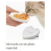 Creamy Catit Snack Gato Sabor Salmón Y Camarones 40gr. 4 tubos x 10 Gs C/u - Imagen 9