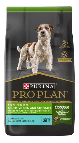 Pro Plan Dog Sensitive Skin/stomach Perro Pequeño  X 7.5 Kg