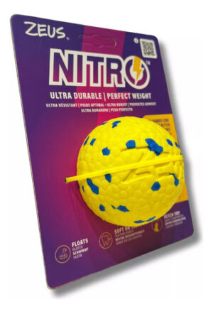 Juguete Pelota Para Perros Zeus Nitro Small Flotante 5 Cm