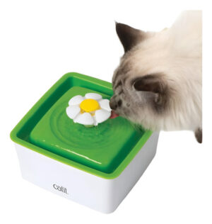 Fuente Bebedero Cat It 2.0 Mini Flor Plastico - 1.5 Litros