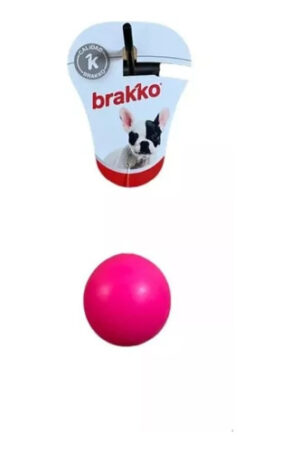 Juguete Pelota De Goma Maciza Brakko Chica