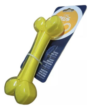 Juguete Mordillo Perro Zeus Bone Duo Con Sabor Coco 18 Cm