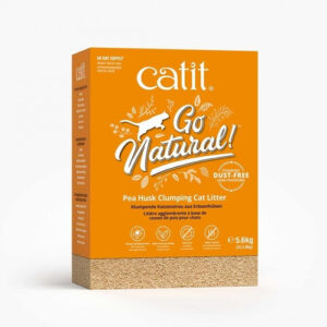Arena Sanitaria Aglutinante Biodegradable Para Gatos Catit Go Natural Aroma Vainilla x 5,6 Kg