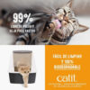 Arena Sanitaria Aglutinante Biodegradable Para Gatos Catit Go Natural Aroma Lavanda x 5,6 Kg - Imagen 5