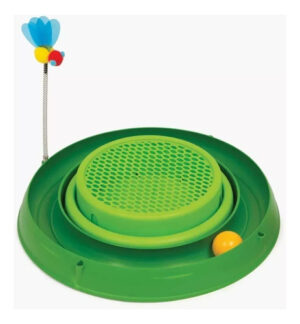 Juguete Catit Play Interactivo Gato Circuito 3 En 1 C/Hierbas