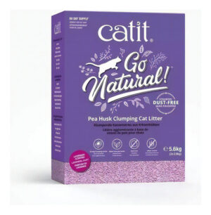 Arena Sanitaria Aglutinante Biodegradable Para Gatos Catit Go Natural Aroma Lavanda x 5,6 Kg