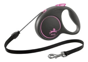 Correa Extensible Flexi Black Desing S Cordón 5m Hasta 12kg
