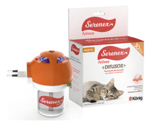 Difusor De Feromonas Para Gatos Konig Serenex Modificador De Conducta