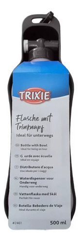 Bebedero De Viaje Portátil Trixie Para Mascotas 500 Ml