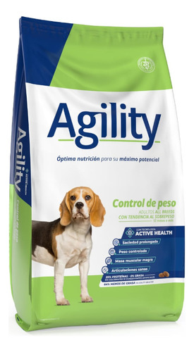 Agility Premium Perro Control Peso X 15 Kg