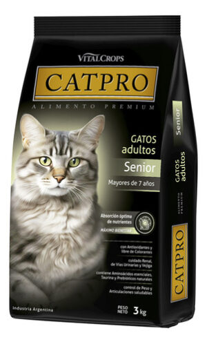 Catpro Premu Para Gatos Adultos Senior X 3 Kg