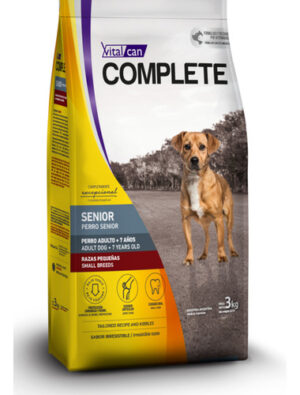 Vitalcan Complete Perro Senior Razas Pequeñas X 3 Kg