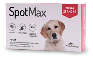 Pipeta Antipulgas SpotMax Para Perros De 21 A 40 Kg