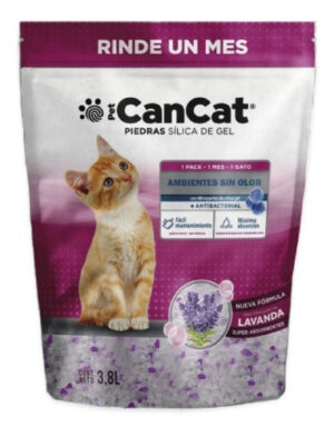 Piedras Sanitarias Silica Cancat Lavanda Family Pa X 7,6 Lts