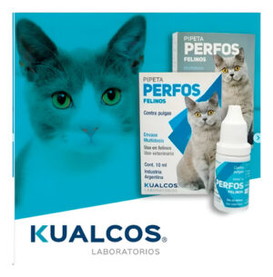 Pipeta Antipulgas Perfos Multidosis Para Gatos Kualcos 10 Ml
