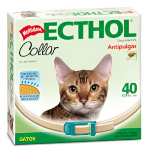 Ecthol Collar Antipulgas Para Gatos - 10 Meses Duración