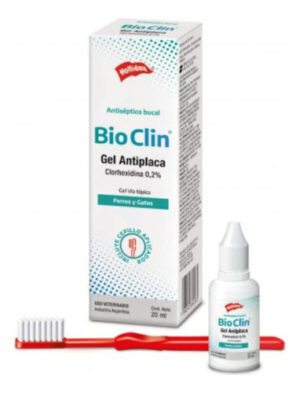 Gel Antiplaca Bioclin Para Perros Y Gatos X 20 Ml