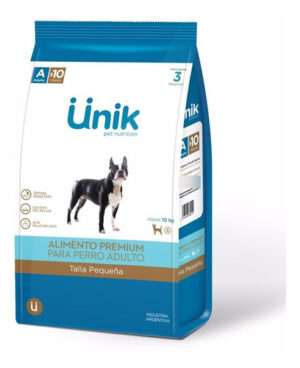 Unik Perro Adulto Raza Pequeña X 3 Kg.+1 Kg De Regalo+Pipeta Antipulgas Spot max de Regalo