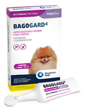 Pipeta Bagogard 4 Perros Hasta 5 kg