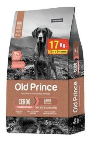 Old Prince Perro Adulto Cerdo Y Legumbres X 15 Kg+2kg Regalo