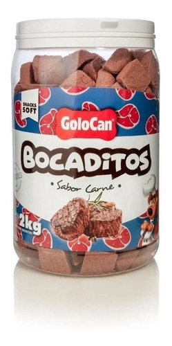Golocan Bocaditos Snack Húmedos De Carne 2 kg