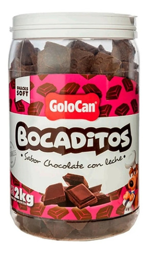 Golocan Bocadito Snack Humedos Perros Chocolate X 2 Kg