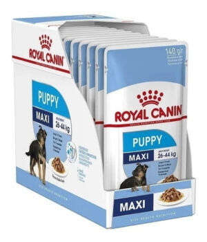 Royal Maxi Puppy Pouch X 140 Grs. X 10 Unidades
